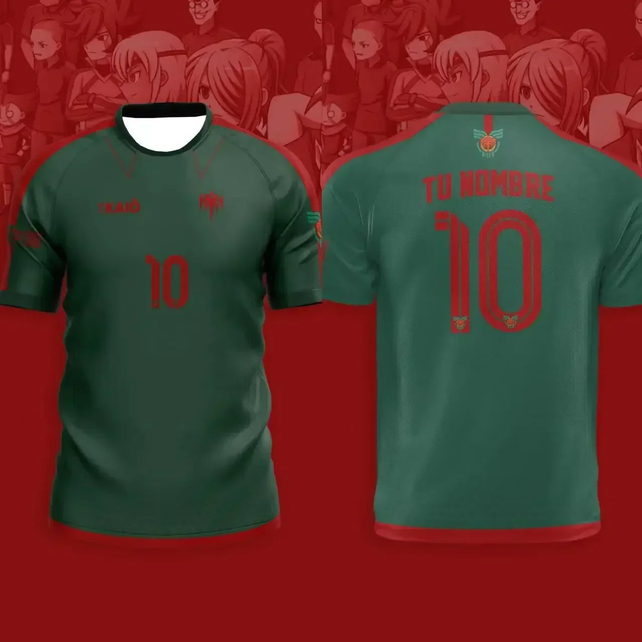 Japan Soccer Anime Men T shirt Jersey Inazuma Eleven Kaio Boys Girls Clothes Sports Casual Quick-Drying Oversized Daily Training