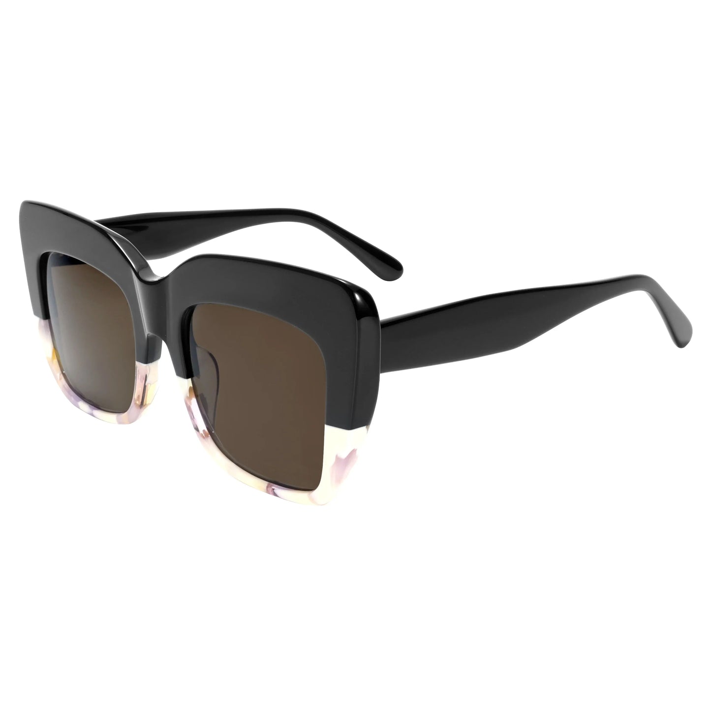 Fashion Sunglasses for Daily Wear Women Retro Asymmetric Cat Frame UV400 Polarized Office Outdoor Style  Fashion Trendy
