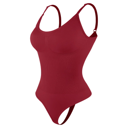 Bodysuit Women Shapewear Tummy Control Butt Lifter Body Shaper Smooth Invisible Under Dress Slimming Underwear Low Neck Jumpsuit