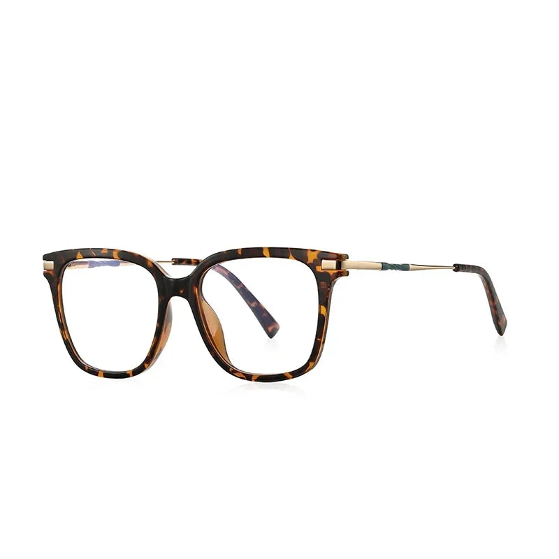 Women's  Reading Glasses Anti Blue Light Geometric Pink Frame Myopia Astigmatism Prescription Glasses  Women  PFD2129
