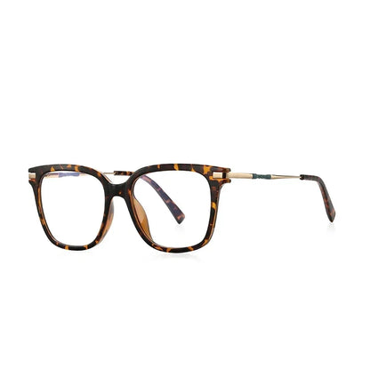 Women's  Reading Glasses Anti Blue Light Geometric Pink Frame Myopia Astigmatism Prescription Glasses  Women  PFD2129