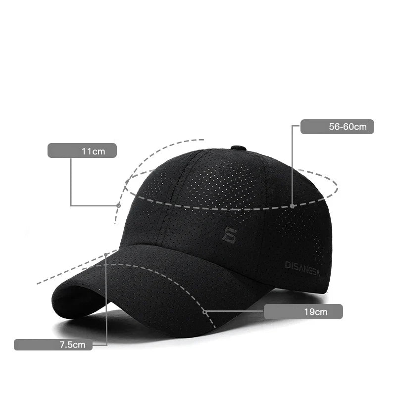 Original Design Running Cap Thin Quick Drying Breathable Duck Tongue Outdoor Men's Sun Summer Fishing Avisor Baseball Cap