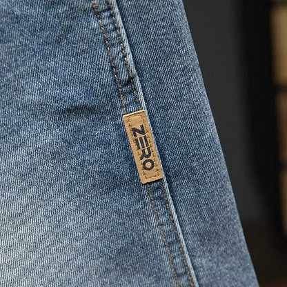 Summer Thin Bermuda Jeans Men's High Street Straight Shorts Fashion Casual Blue Classic Style Male Clothes Short Pants