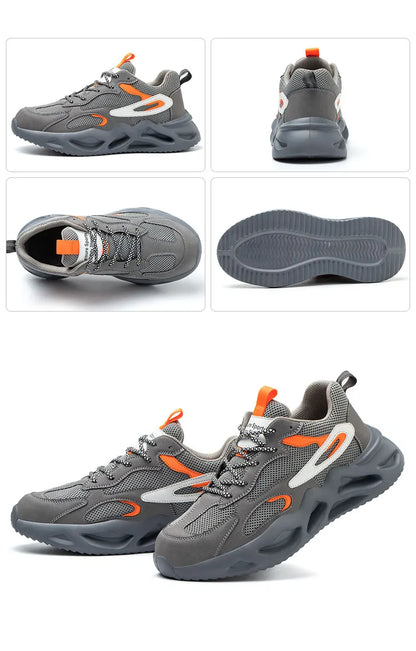 6KV Insulation Blocking Current Work Safety Shoes For Men Lightweight Indestructible Anti-smash Sneakers Steel Toe Cap Boots