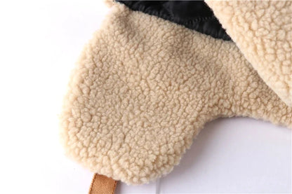 Army Military Ushanka Men&Women Windproof Winter Bomber Hats with Goggles Warm Lamb Wool Pilot Earflap Thermal Snow Cap