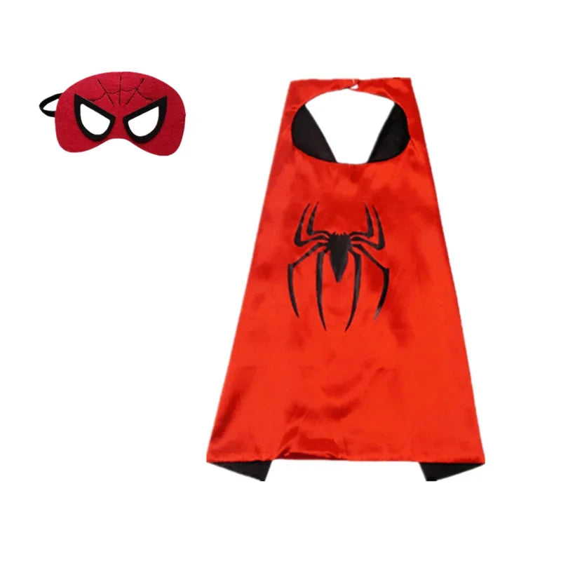 New Superhero Capes for Kids 3-10 Year Old Boy Gifts Boys Cartoon Dress Up Costumes Party Supplies Easter Gifts Cosplay Costumes