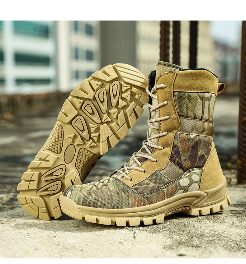 Men Tactical Boots Waterproof Hiking Shoes Brand Ankle Plus Climbing Shoes Size Boot Free Shipping Outdoor Casual