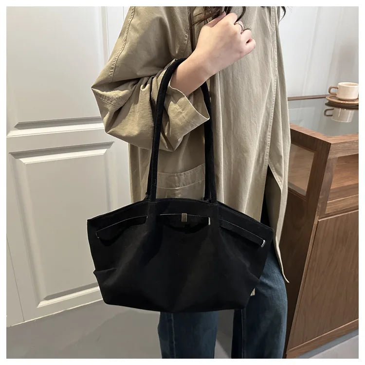 Autumn Women Leisure Shoulder Bag Comfortable and Versatile Texture Crossbody Tote Handle Bag Fashion Luxury Simple Storage Bag