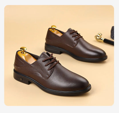 Men Formal Leather Shoes Black Pointed Toe Men Loafers Party Office Business Casual Shoes for Men Oxford Shoes Mens Dress Shoe