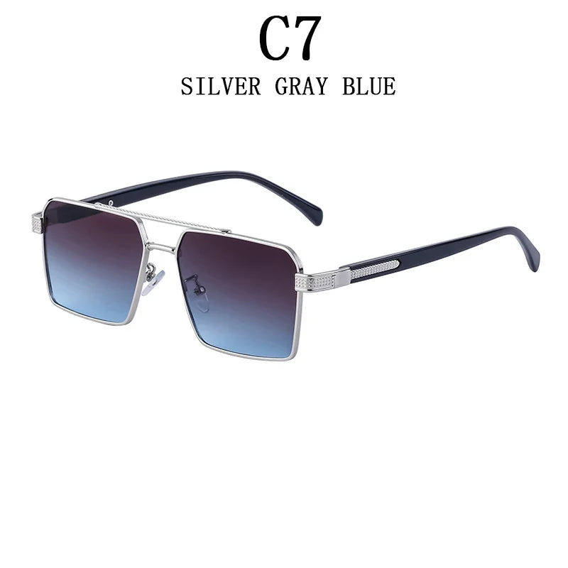 2023 Square Sunglasses For Men Luxe Sunglasses Women Trendy Vintage Fashion Glasses Sun Gafas De Sol Hombre Lunette Soleil Femme