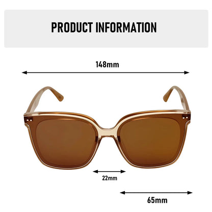 Retro Oversized Sunglasses Women Trendy Polarized Fashion Glasses UV400 Protection Luxe Lunette Soleil Femme Lentes De Sol Muje
