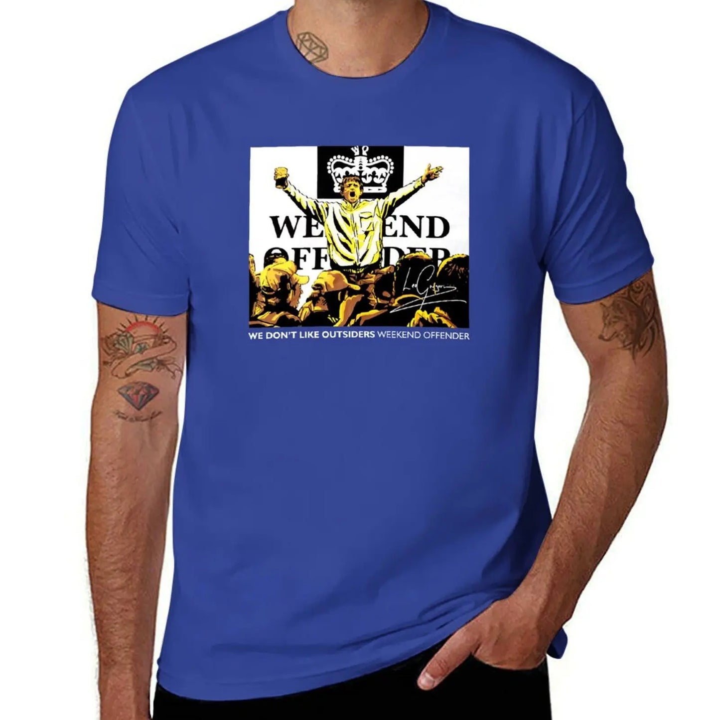 We Don't Like Outsiders Weekend T-Shirt hippie clothes heavyweights men graphic t shirts