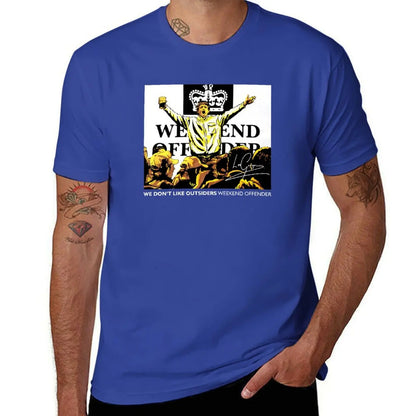 We Don't Like Outsiders Weekend T-Shirt hippie clothes heavyweights men graphic t shirts