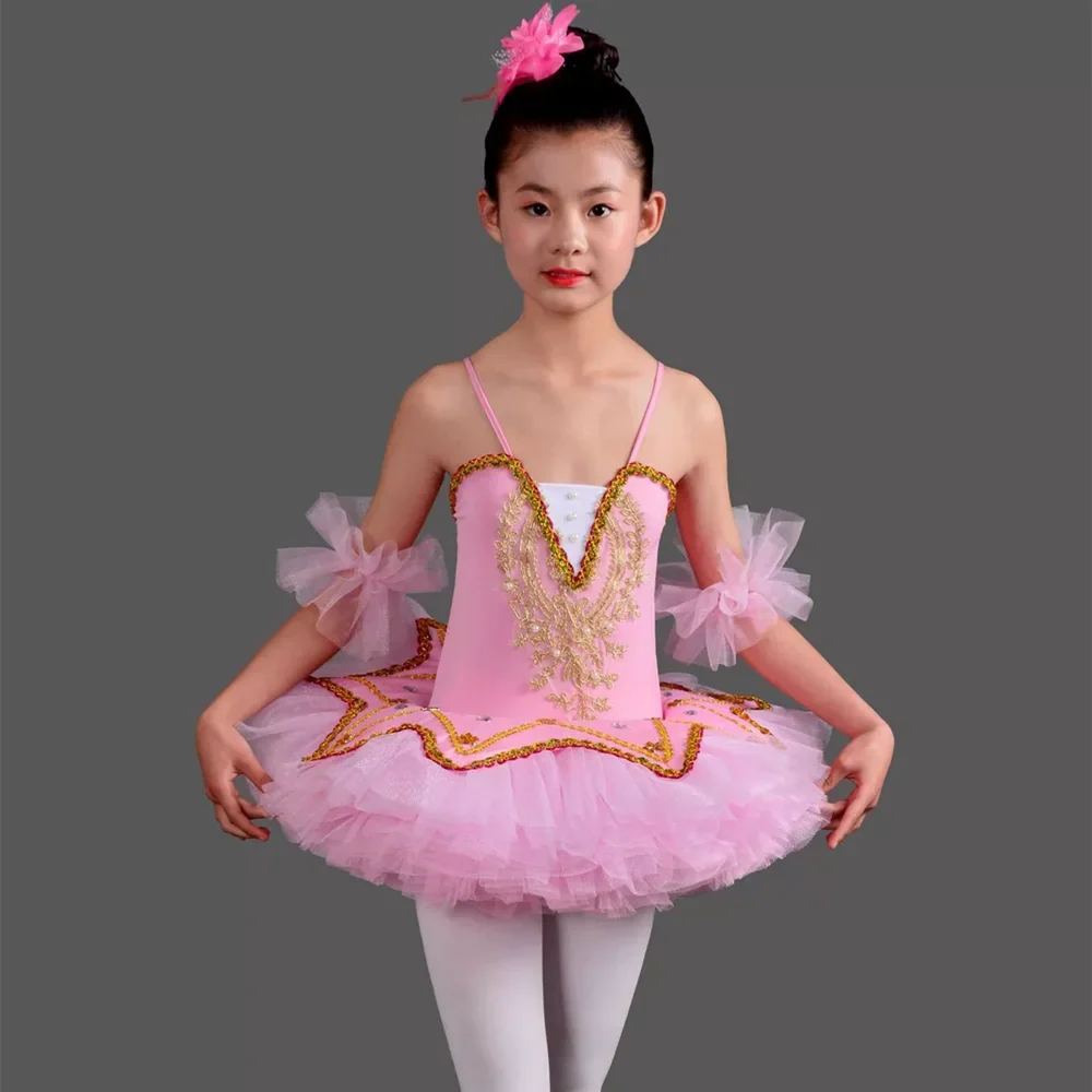 Summer Ballet Dresses Kids Outfit Dance Costumes Girls Clothes Vestidos Ballerine Girl Dress Tutu Ballet Leotards Children's Day