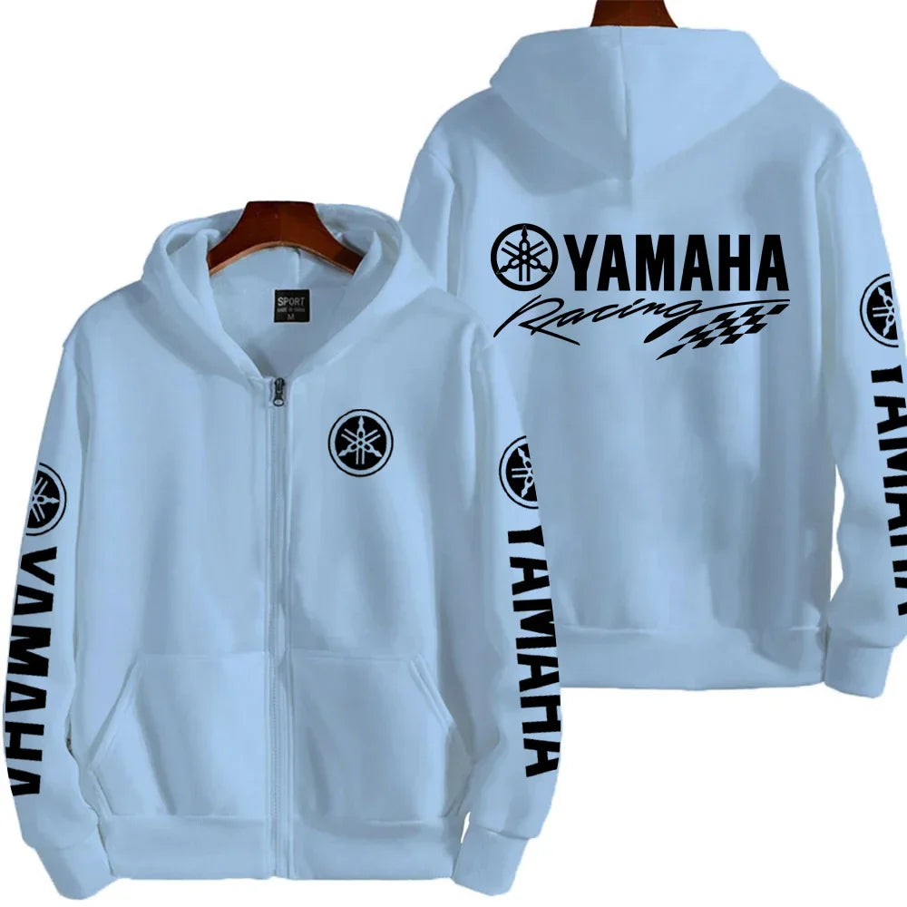 Logo Motorcycle Racing Team Men Zipper Hoodie 2026 New Fashion Women Sweatshirt Spring Autumn Sports Couple Jackets Coat