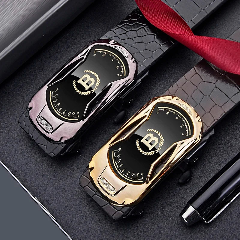 New Product Belt MEN'S High Quality Toothless Automatic Buckle Casual Men Belt MEN'S Business Fashion Belt