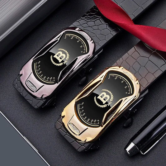 New Product Belt MEN'S High Quality Toothless Automatic Buckle Casual Men Belt MEN'S Business Fashion Belt