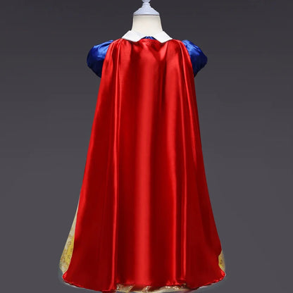 Girls Snow White Dress Kids Princess Dress Up Costumes Toddler Snow White And Huntsman Fancy Clothing Christmas Party Outfits