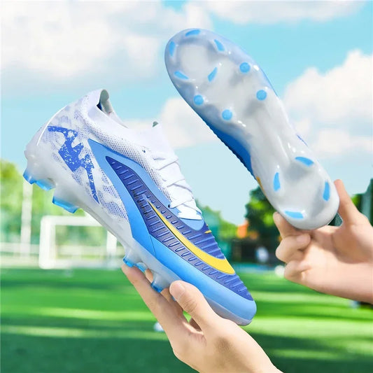 New Men Soccer Shoes Breathable Unisex Football Boots Professional Training Ultralight Wholesale Indoor Futsal Drop Shipping