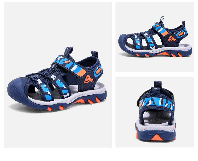Children Girls Boys Sandals Children Beach Sandals Non-slip Soft Bottom Breathable Boys Shoes Outdoor Kids Shoes