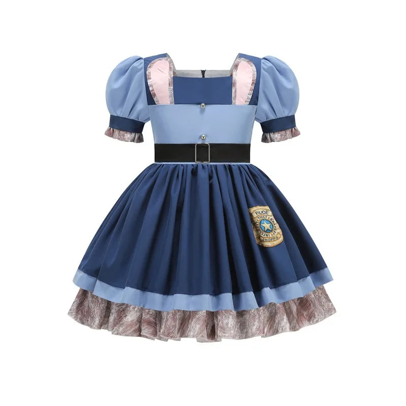 Kids Cinderella Dress Up Clothes Baby Girl Halloween Aurora Princess Dresses Child Birthday Party Little Rabbit Cosplay Costumes