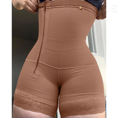Colombianas Side Zipper Slimming Shapewear Tummy Control Underwear High Compression Waist Trainer Corset Body Shaper