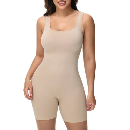 Wide Strap Shorts Body Shaper Bodysuit Women Tummy Control Comfortable Shapewear Suit Full Body Control Ladies Underwear New in