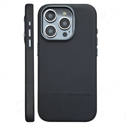 Luxury Hit Color For Magsafe High-end Magnetic Leather Case For iPhone 16 Plus 15 14 13 17 Pro Max Alloy Lens Shockproof Cover