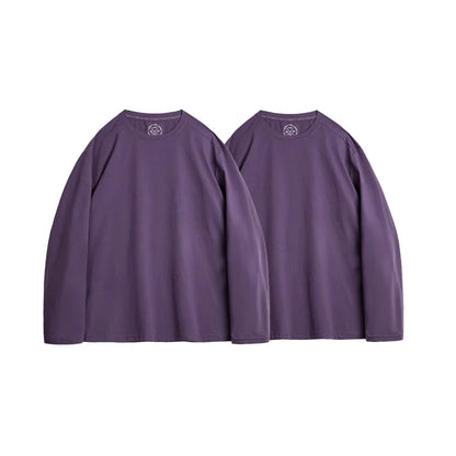 Casual 7A Anti-Bacterial Quick-Dry Long Sleeve T-Shirt Men's Spring Cool Comfort Breathable Tops Round Neck Layering Tee