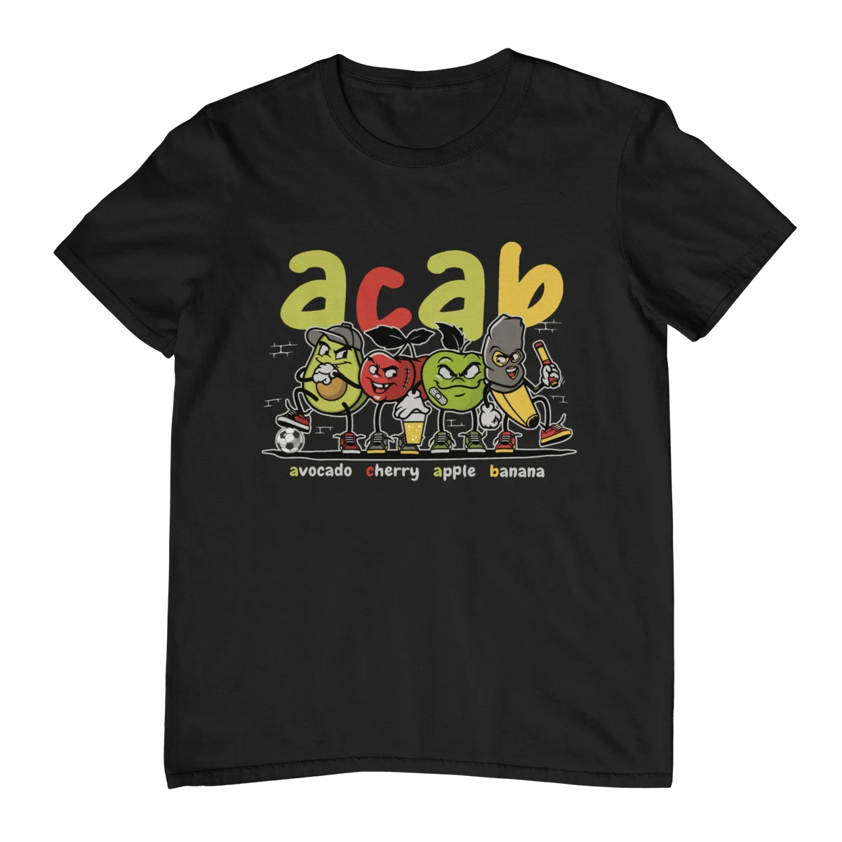ACAB Police Car Hooligans Ultras Men Women T-shirt Outdoor Street Casual Fashion Hip-hop Rock Pure Cotton Short-sleeve Clothing