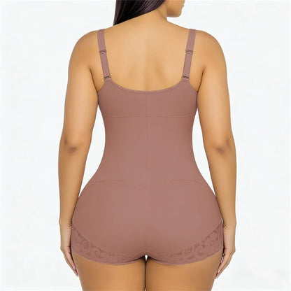 Women' Corset Compression Garments Abdomen Shaping Short Vest Girdles Postpartum Post Liposuction Bodysuit Fajas Colombianas