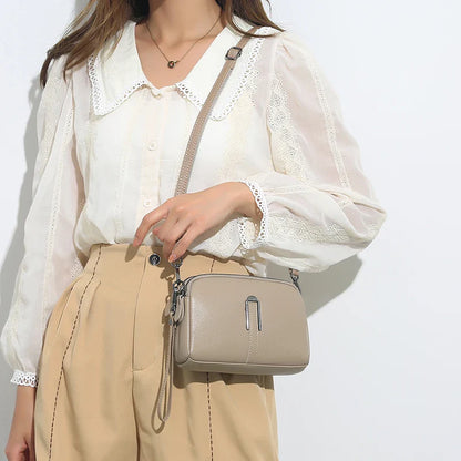 Genuine Leather Bag Luxury Women's Handbags Bag for Woman 2022 Female Clutch Phone Bags Shoulder Bag Crossbody Messenger Pack