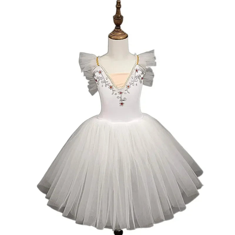 Girl Ballet Dress Tutu Outfit Vestidos Princess Dance Costumes Kids Clothes Summer Girls Dresses Ballet Leotards Children's Day