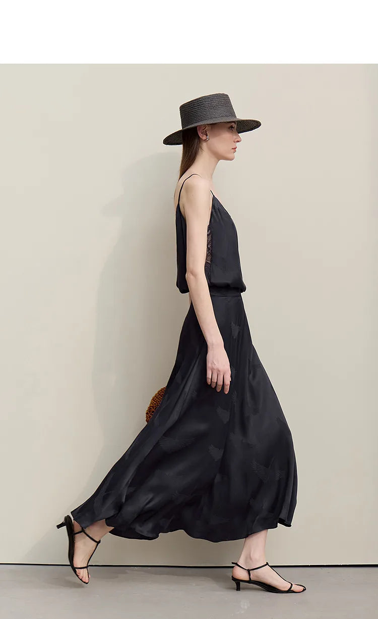 Long Skirts For Women 2026 Spring New Elegant Chinese Style Jacquard Skirt Women's Casual Loose Umbrella Skirt 12651008