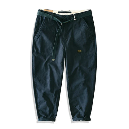 Trendy Versatile Workwear Pants Men American Retro Trousers Fashion Cargo Pants Man Straight Casual Baggy Pants