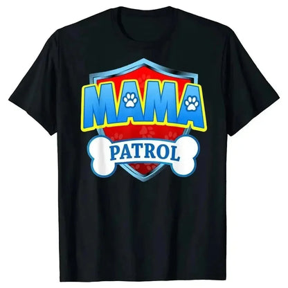 Dog Patrol Shirt Women's Clothing Funny Gift Birthday Party Family Clothing T-Shirt Birthday Gift Top Tee Shirt Women Clothing