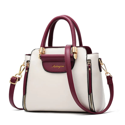Women's Bags 2025 New Fashion Color Hit Handbag European and American Shoulder Crossbody Simple Elegant Office Wallet