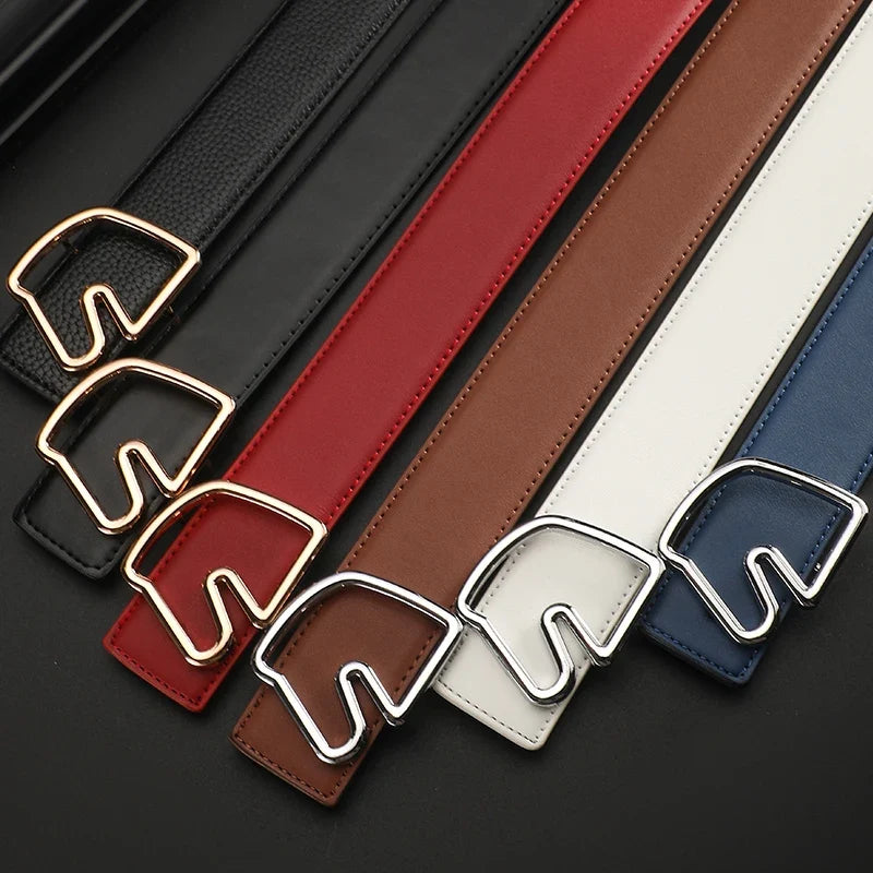 Width 3.8cm Famous Brand Belt Men Top Quality Luxury Genuine Leather Belts for Men Strap Metal Belt Fashion Women's Belt jeans