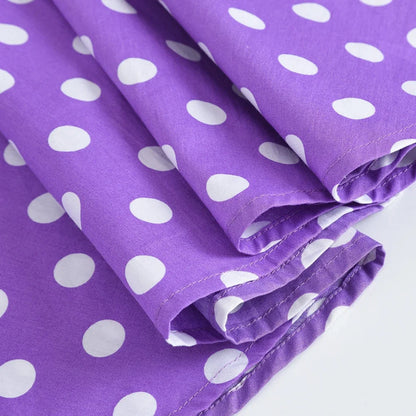 LPATTERN Girls' Vintage Rockabilly Dress Party Retro Polka Dot Floral Pattern A-line Dresses Pleated Skirt Knee-Length for 4-10Y
