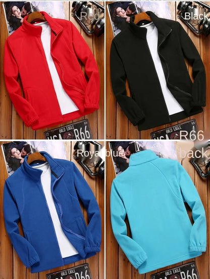 2023 New Winter Women's Zipper Cardigan Sweatershirt Warm Coral Fleece Jacket Ladies Outdoor Running Polar Fleece Coat Clothes