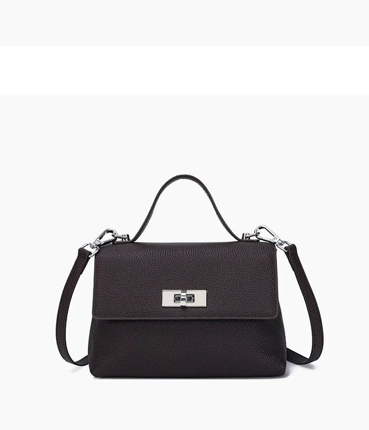 Luxury handbags female crossbody bags small square shoulder bag new fashion 2025 genuine cowhide leather satchel