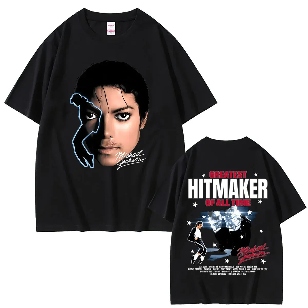 Classic Retro Michael Jackson King of Pop T-shirt Men Women Vintage Gothic Rock T-shirts Men's Hip Hop Punk Oversized T Shirts