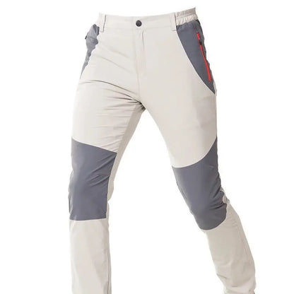 New Summer Men Thin Multi Pocket Work Pants Outdoor Casual Sports Breathable Cargo Pants Straight Leg Loose Tooling Trousers 4XL