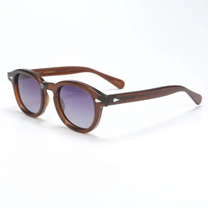 Authentic Johnny Depp LEMTOSH UV400 Driving Anti-Glare Men Women Sun Glasses Popular Square Acetate Frames Male Couple Eyewear