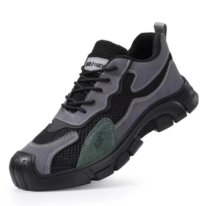 Latest 2024 Fashion Insulation 10KV Men Safety Work Shoes Sneakers Steel Toe Anti Smashing Indestructible Male Footwear