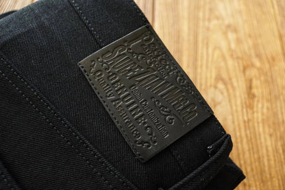 Mens Jeans Black Jeans Double-sided Dyeing Sanforized Selvedge Denim Jeans  16 Oz Regular Fit