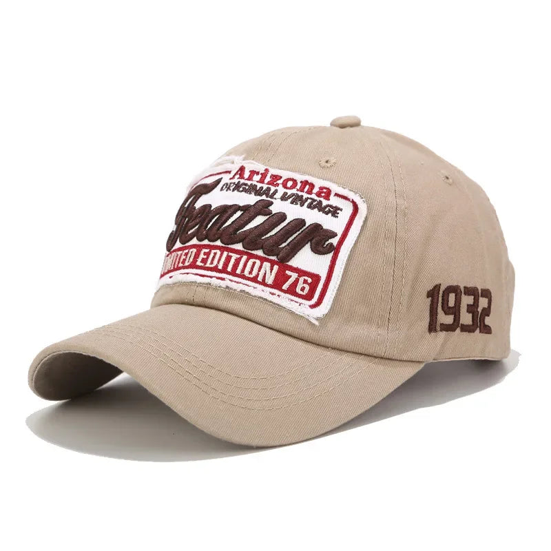 Letter Embroidery Baseball Caps For Men Women Cotton Winter Hat Hip Hop Fitted Caps Spring Summer Casual Sports Unisex Visor Hat