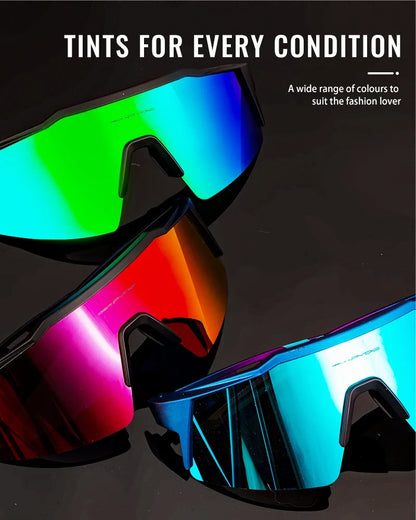 Cycling Sunglasses UV400 Cycling Glasses Polarized Built-in Myopia Frame Man Bicycle Eyewear Outdoor MTB Bike Goggles