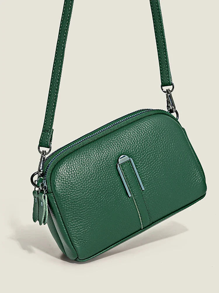 Genuine Leather Bag Luxury Women's Handbags Bag for Woman 2022 Female Clutch Phone Bags Shoulder Bag Crossbody Messenger Pack