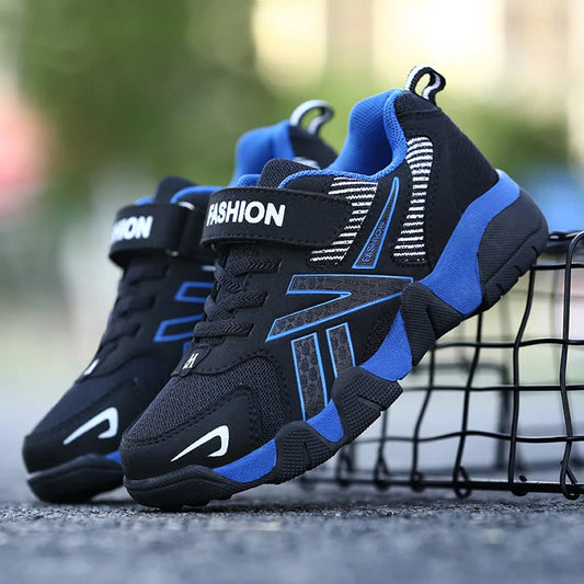 Children's Sneakers for Boy Lightweight Sport Tennis Shoes Fashion Breathable Mesh Kids School Running Basketball Shoes Non Slip